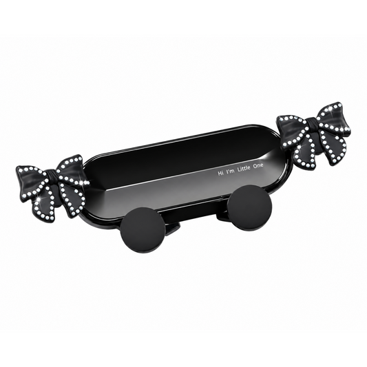 Chic Black Pearl Car Phone Holder