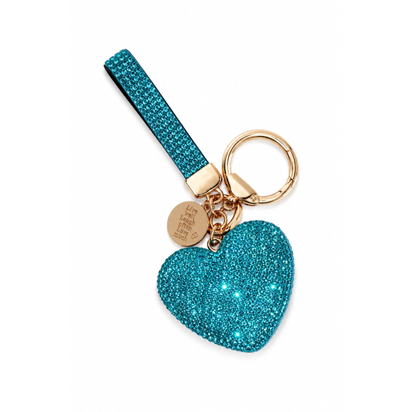 Heart Keychain with mini lanyard