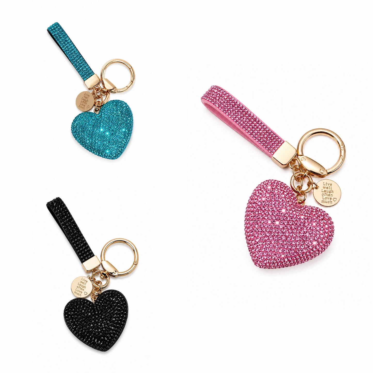 Heart Keychain with mini lanyard