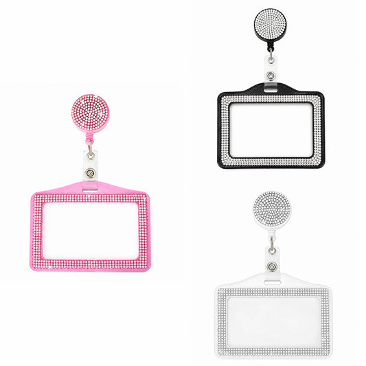 Sparkling Rhinestone ID Card Holders