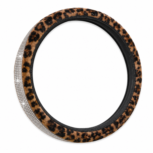 Leopard Steering Wheel Cover