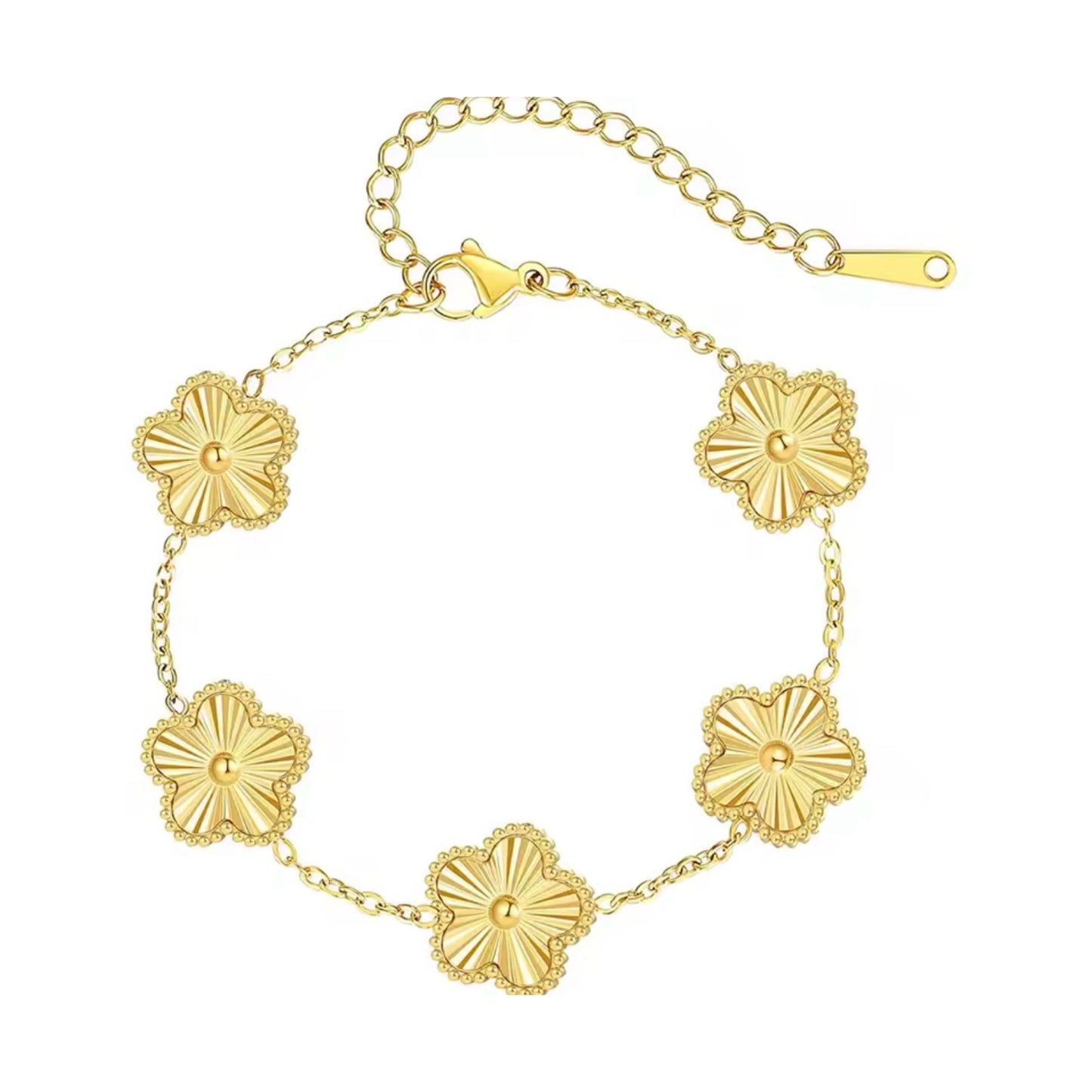 Stainless Steel Clover Bracelet