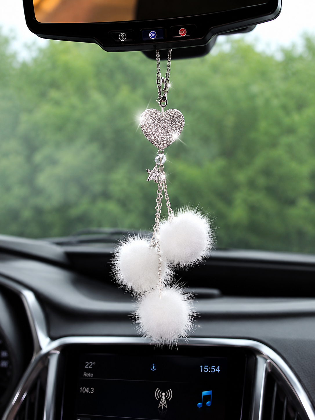 Rear view Mirror Charm