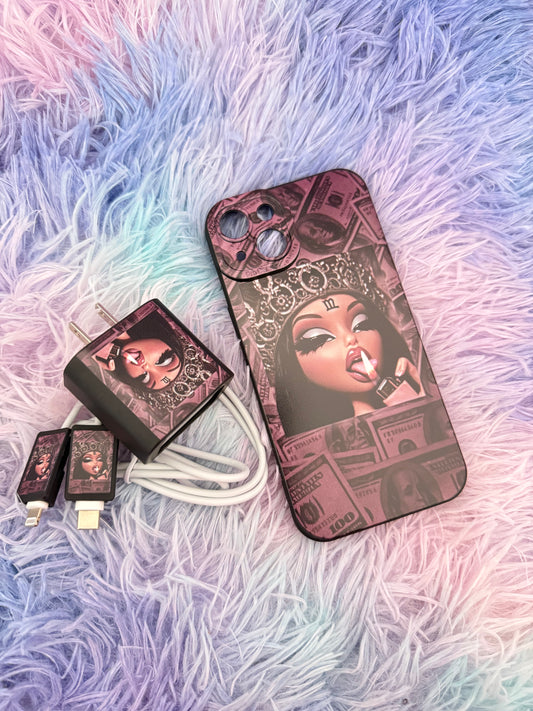 Matching iPhone Case & Charger Case