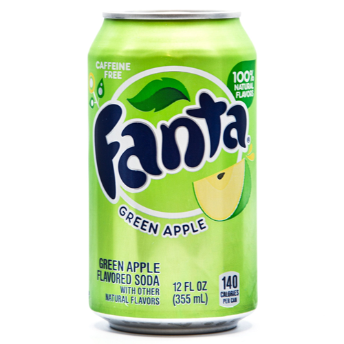 Green Apple Fanta Can (12fl oz)