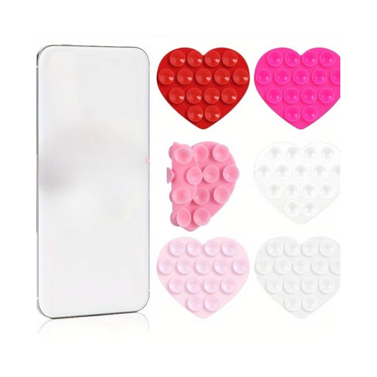 Heart Shaped Silicone Octobuddies (Suction Cups)