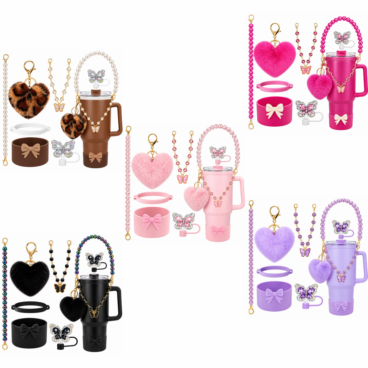 6 pc Tumbler Accessories