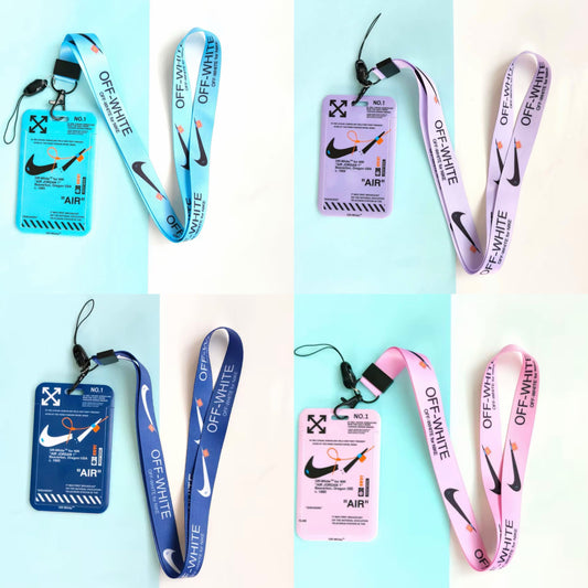 Off White Badge & Lanyard