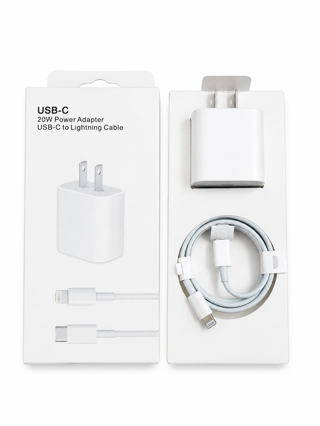 6ft 20W iPhone Fast Charger Combo